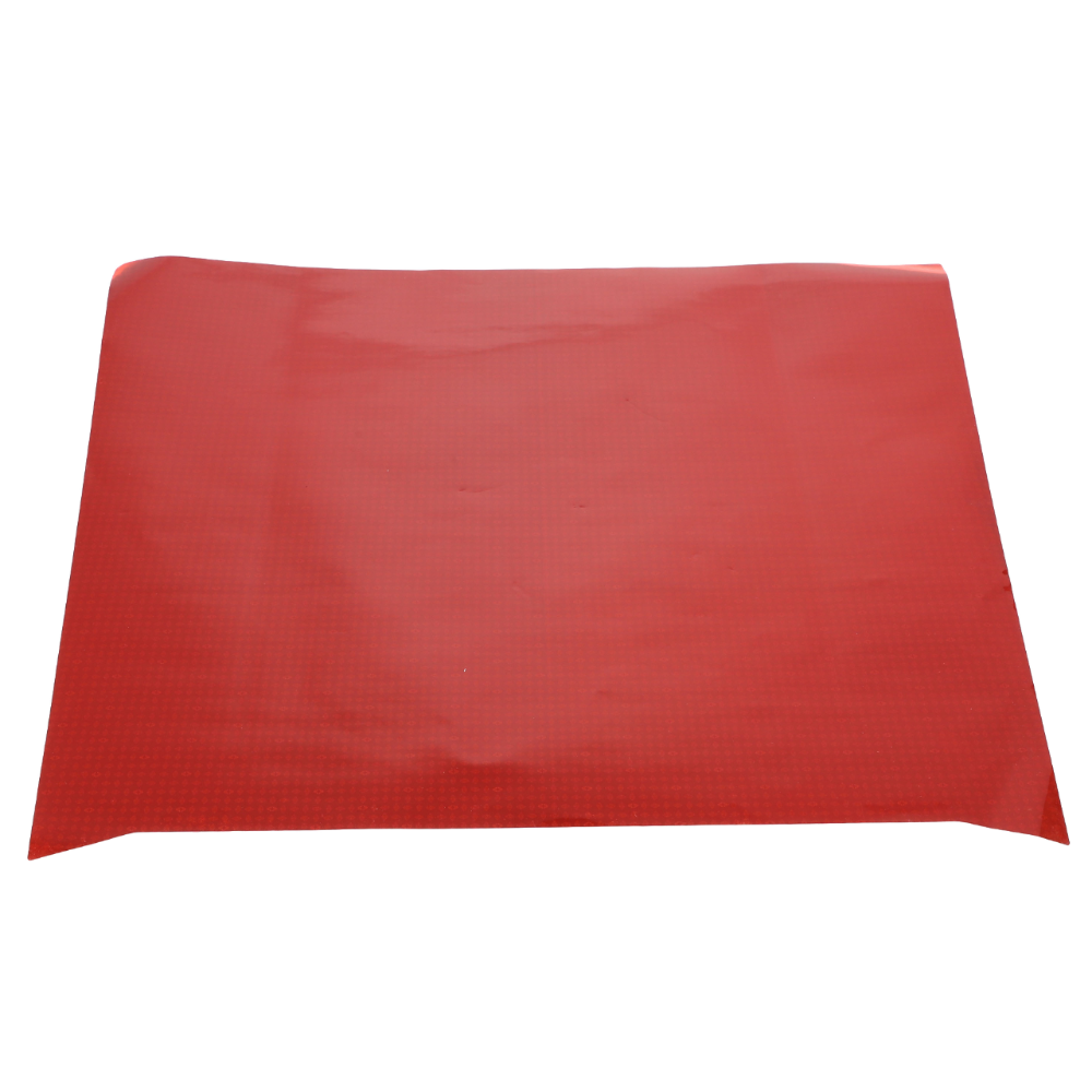 Наклейка с красным светоотражающим элементом